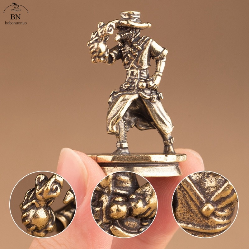 Vintage Collectibles Toys - solid Brass Dance Cowboy Figurines Miniatures
