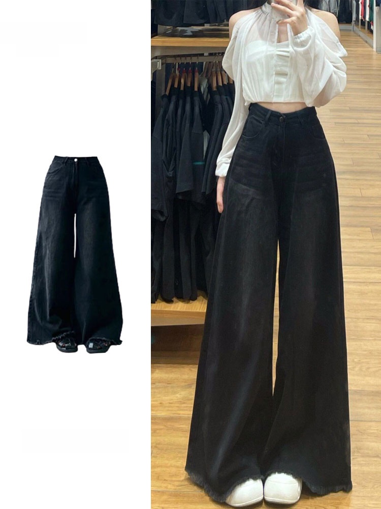 Vintage Collectible Bells - High Waist Bell Bottom Denim Jeans