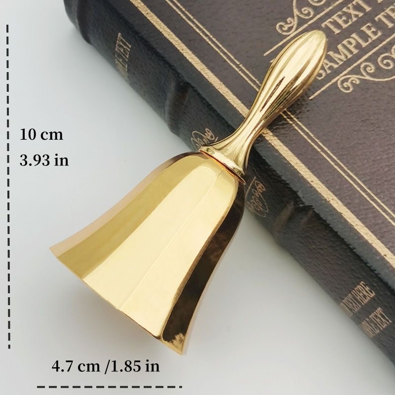 Vintage Collectible Bells - New Vintage Brass Bell Hand Dish