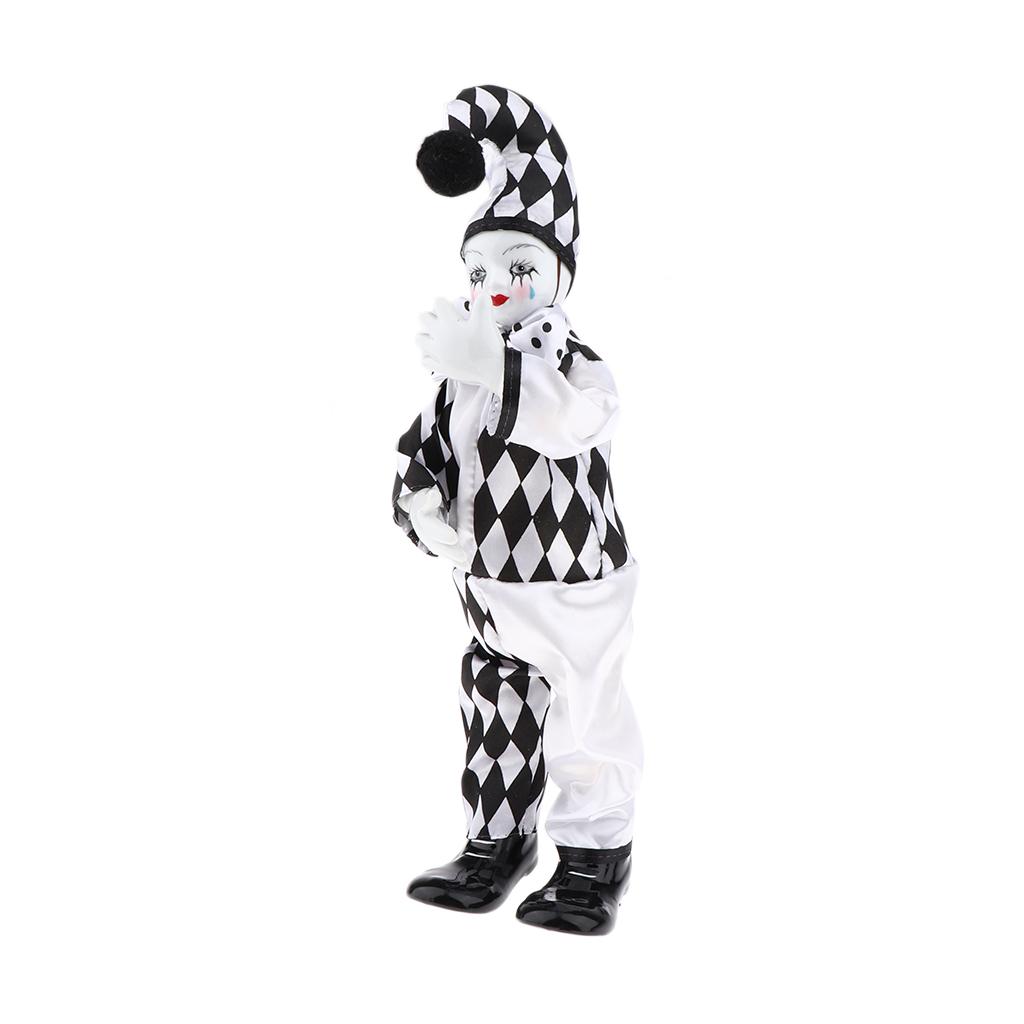 Funny Porcelain Clown Doll Vin - Vintage Collectible Clowns ulasan dan harga