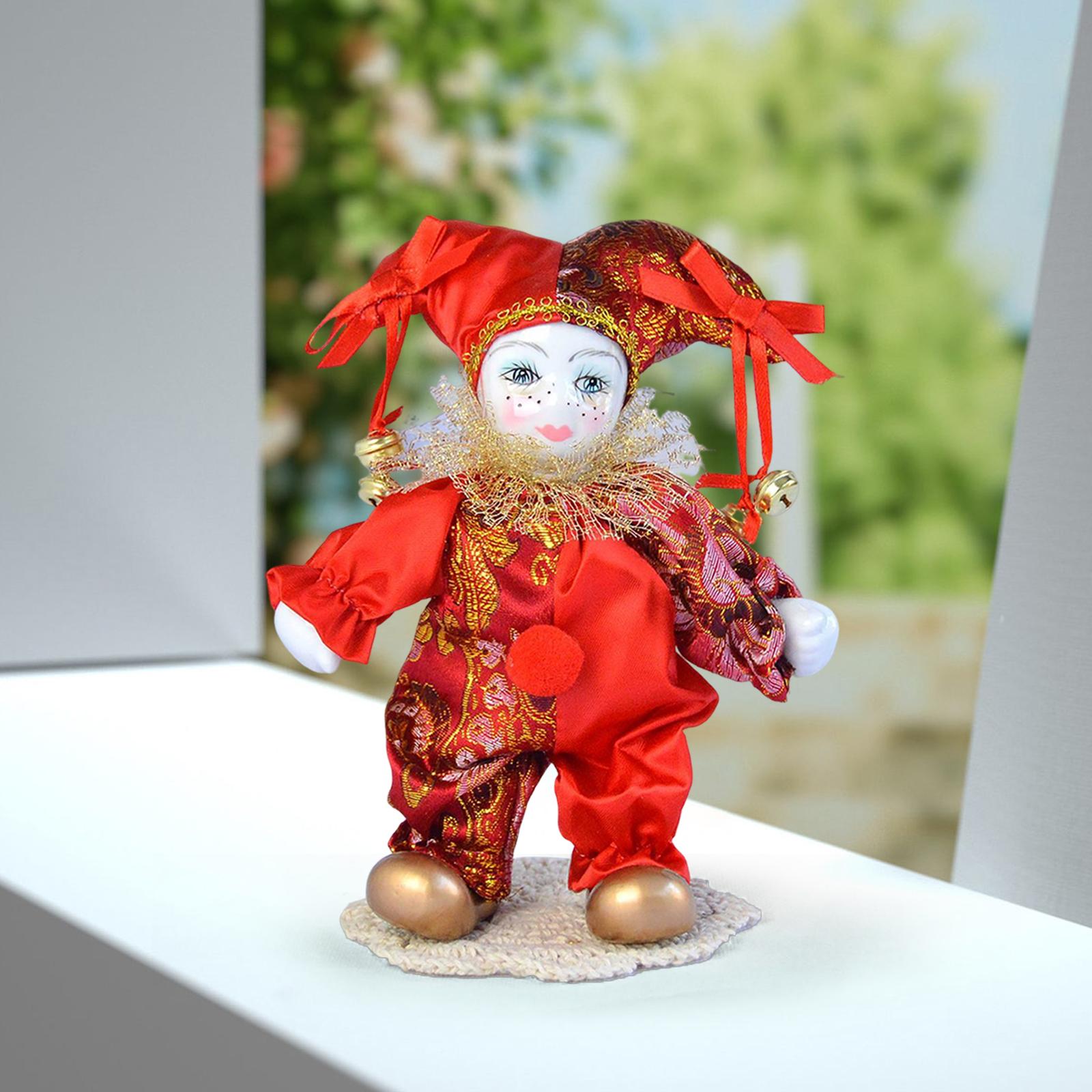Vintage Harlequin Doll Antique - Vintage Collectible Clowns ulasan dan harga