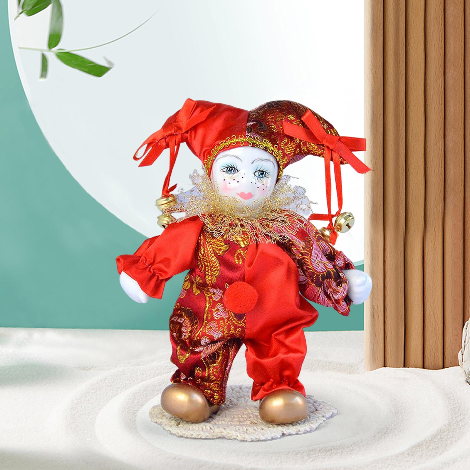 Vintage Harlequin Doll Antique - Vintage Collectible Clowns ulasan dan harga