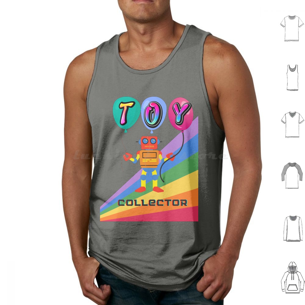 Toy Collector Tank Tops Print  - Vintage Collectible Figures ulasan dan harga