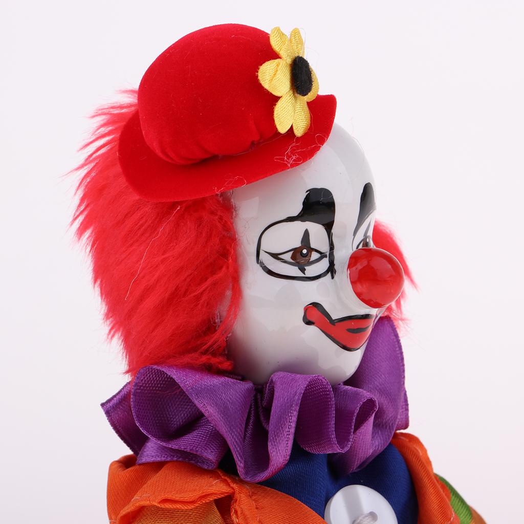 Mini Porcelain Clown Dolls 18c - Vintage Collectible Clowns ulasan dan harga