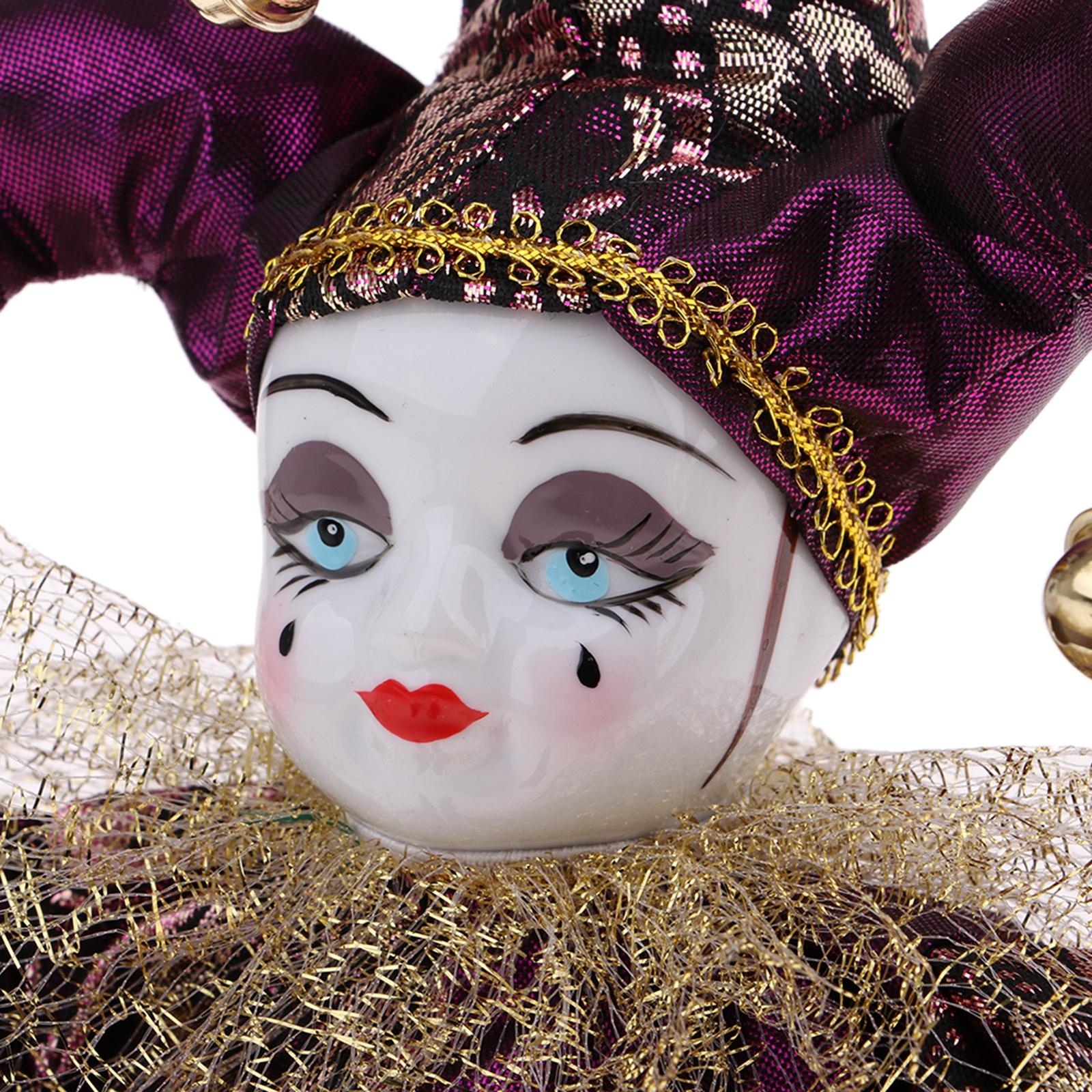 Italian Style Porcelain Dolls  - Vintage Collectible Clowns ulasan dan harga