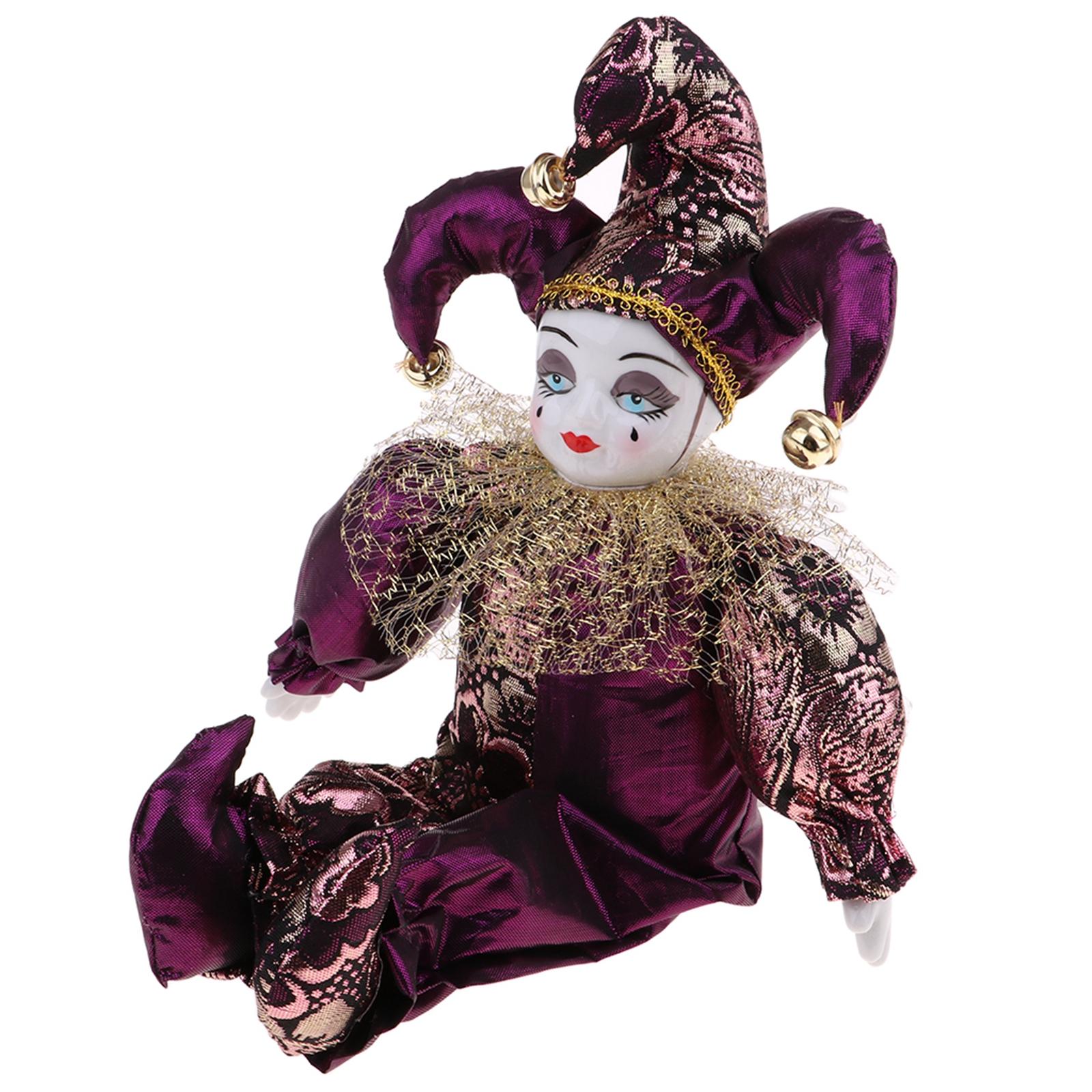Italian Style Porcelain Dolls  - Vintage Collectible Clowns ulasan dan harga