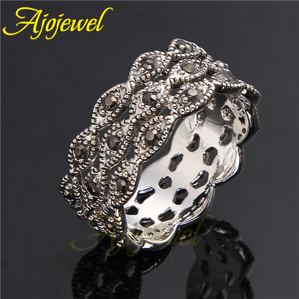 Ajojewel 3 Layer Rhinestone Ri - Vintage Items Collection ulasan dan harga