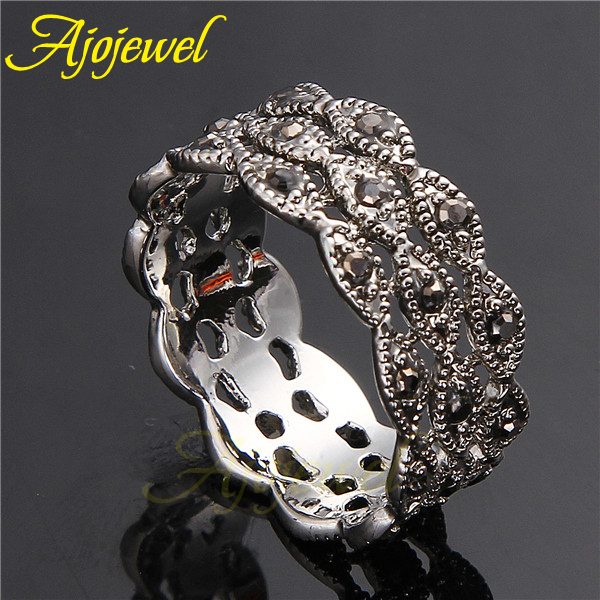 Ajojewel 3 Layer Rhinestone Ri - Vintage Items Collection ulasan dan harga