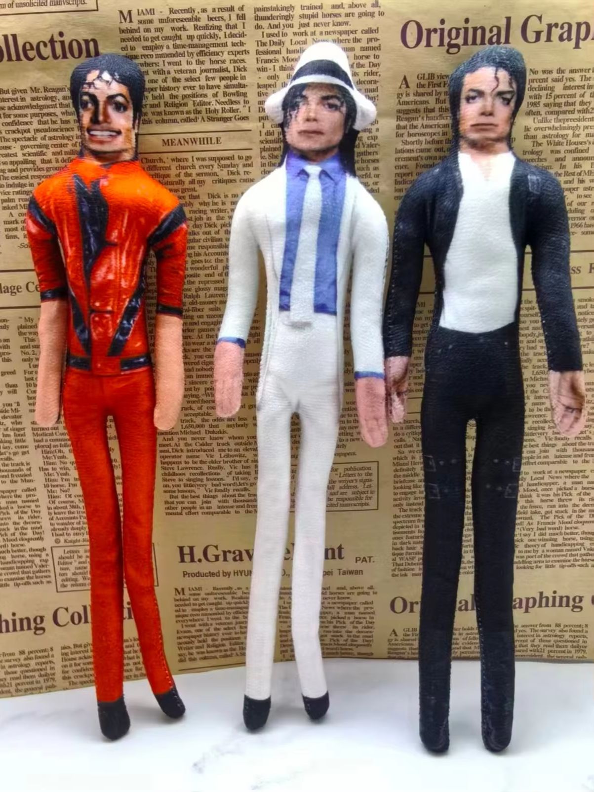 Vintage MJ Michael Jackson Cos - Vintage Collectible Figures ulasan dan harga