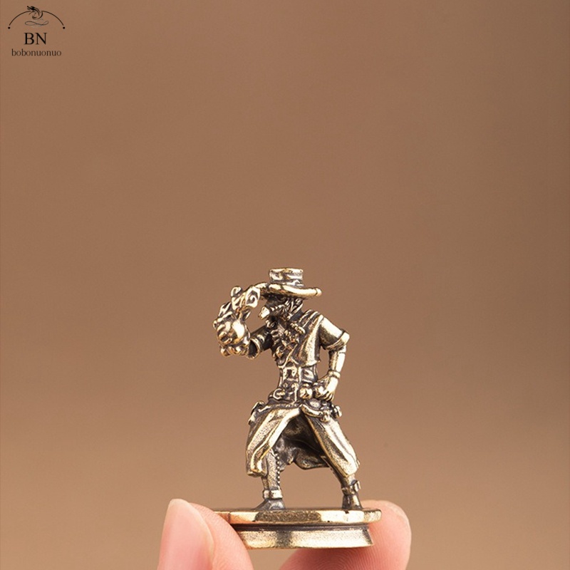 solid Brass Dance Cowboy Figur - Vintage Collectibles Toys ulasan dan harga