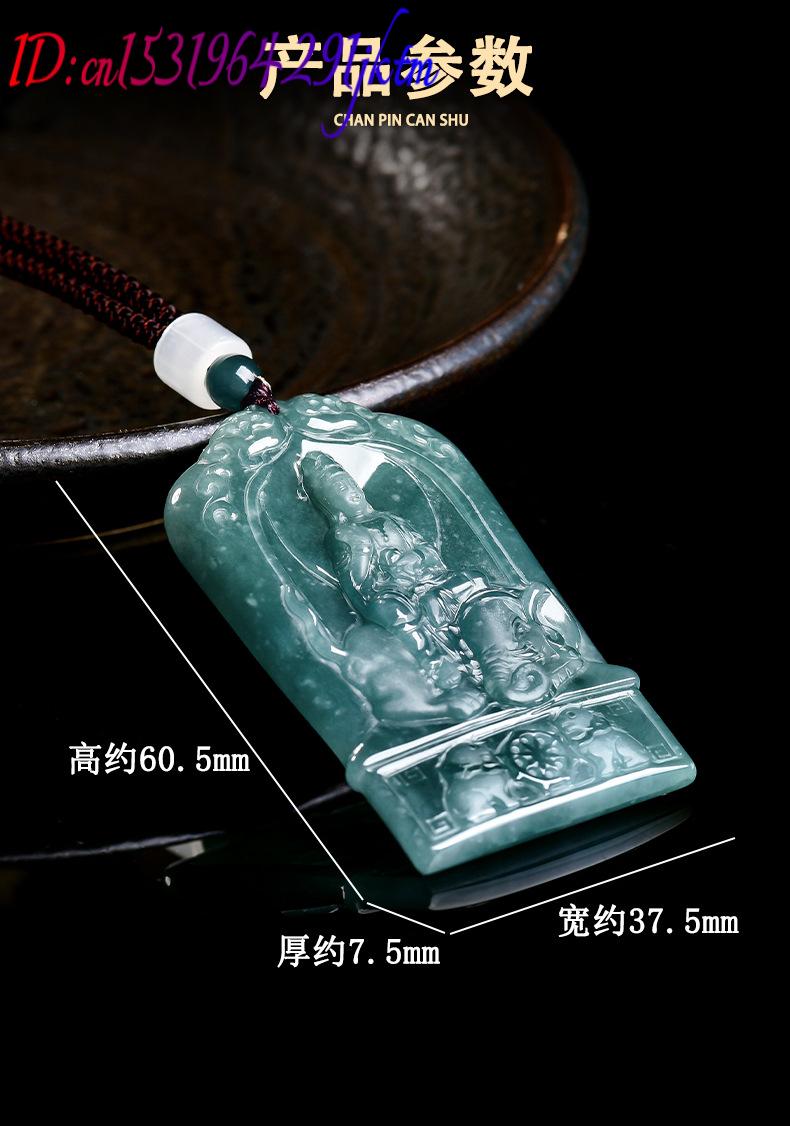 Natural Burmese Jadeite Guanyi - Vintage Necklace ulasan dan harga