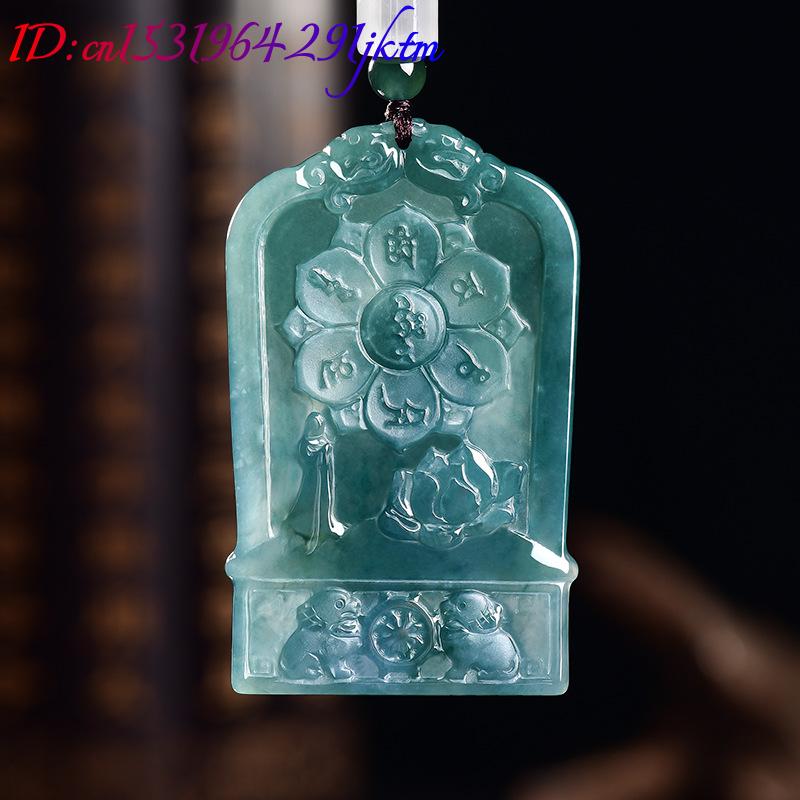 Natural Burmese Jadeite Guanyi - Vintage Necklace ulasan dan harga