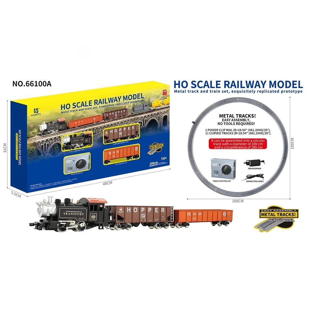HO Scale Metal Rail Train Mode - Vintage Collectibles Toys ulasan dan harga