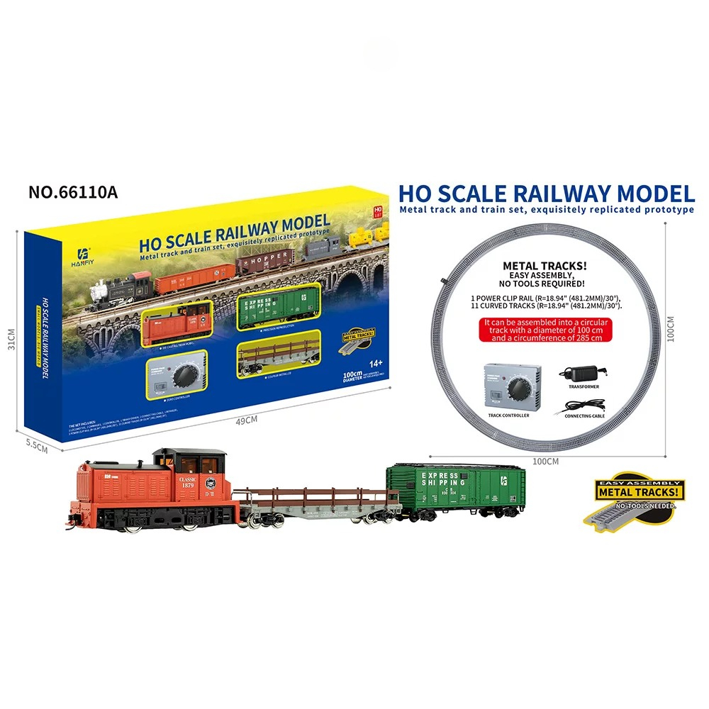 HO Scale Metal Rail Train Mode - Vintage Collectibles Toys ulasan dan harga