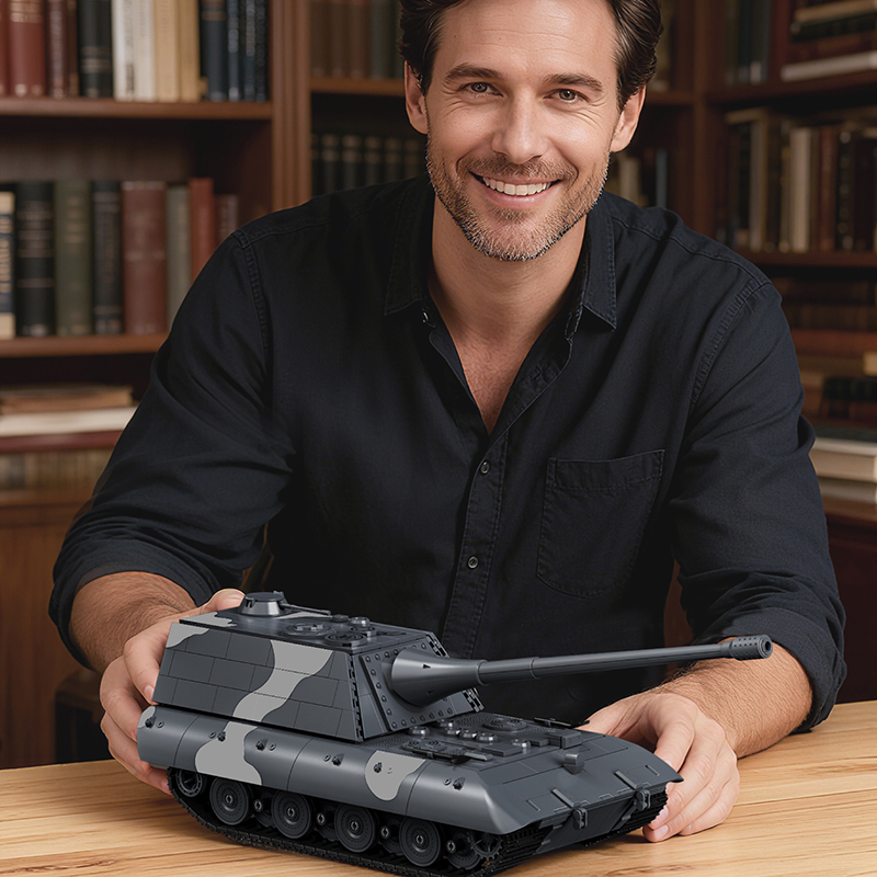1836pcs MOC adult E-100 Tank D - Vintage Collectibles Toys ulasan dan harga