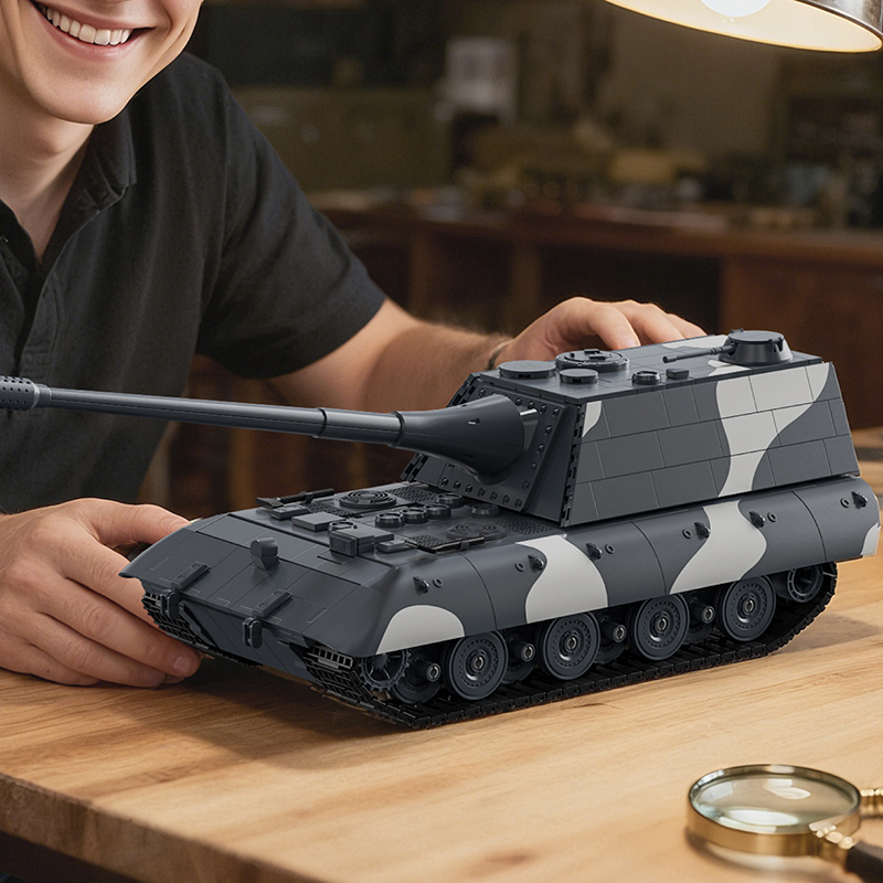 1836pcs MOC adult E-100 Tank D - Vintage Collectibles Toys ulasan dan harga