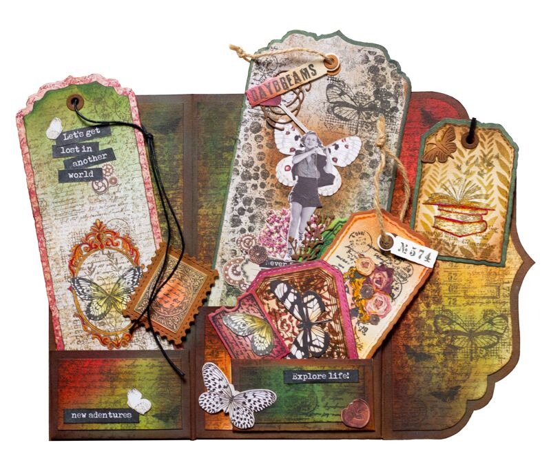 Tag Envelope Grunge Collection - Vintage Collectible Figures ulasan dan harga