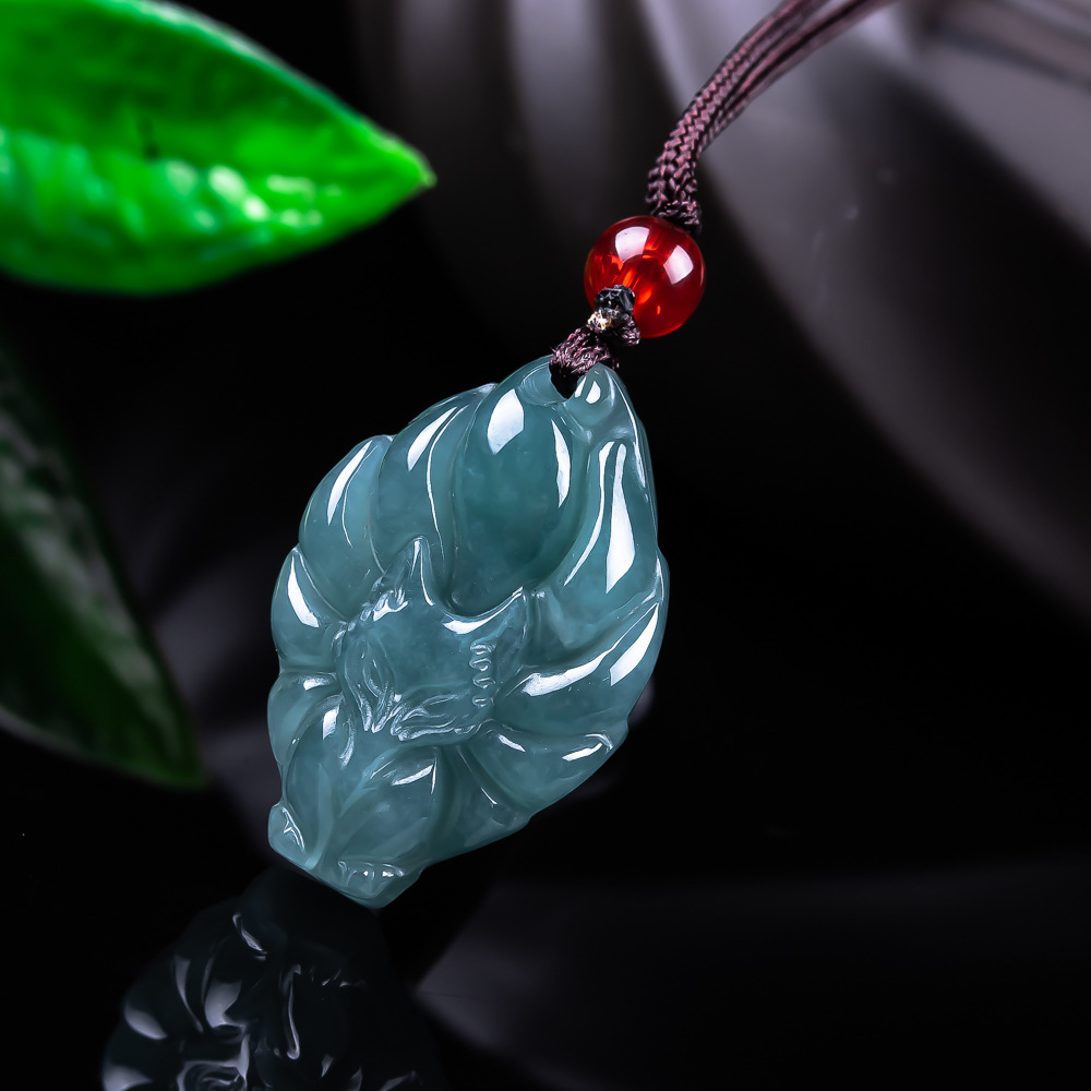 Natural Burmese Jadeite Fox Pe - Vintage Collector ulasan dan harga