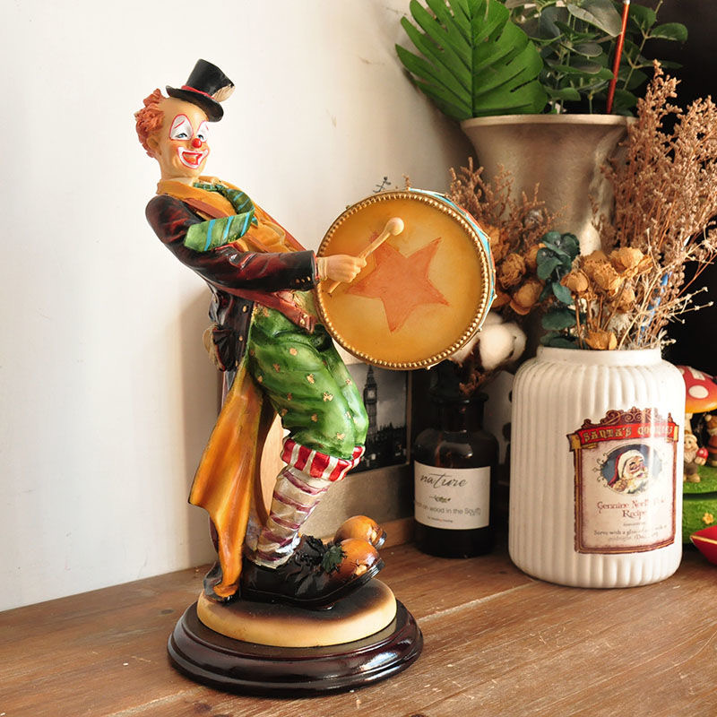 Vintage Handmade Painting Perf - Vintage Collectible Clowns ulasan dan harga