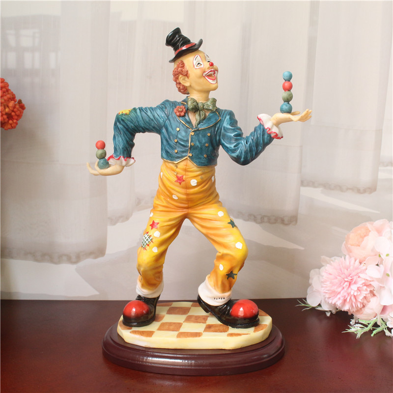 Vintage Handmade Painting Perf - Vintage Collectible Clowns ulasan dan harga
