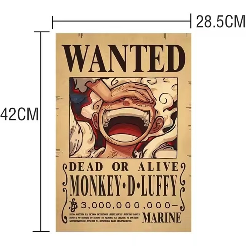 Anime One Piece Bounty Wanted  - Vintage Collectible Cards ulasan dan harga