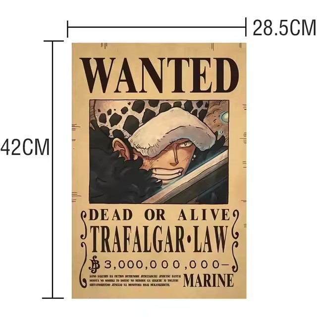 Anime One Piece Bounty Wanted  - Vintage Collectible Cards ulasan dan harga